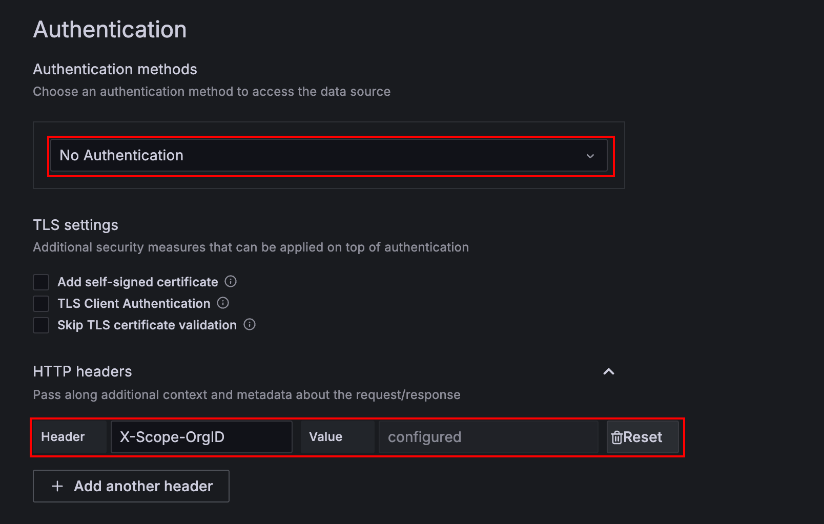 Authentication and HTTP headers